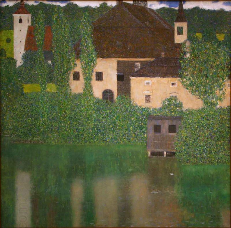 Gustav Klimt Castle with a Moat oil painting picture